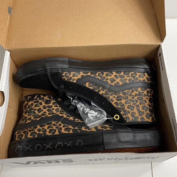 Vans skate Sk8-Hi Deco (Cher Strauberry) cheetah men’s - Picture 10 of 10